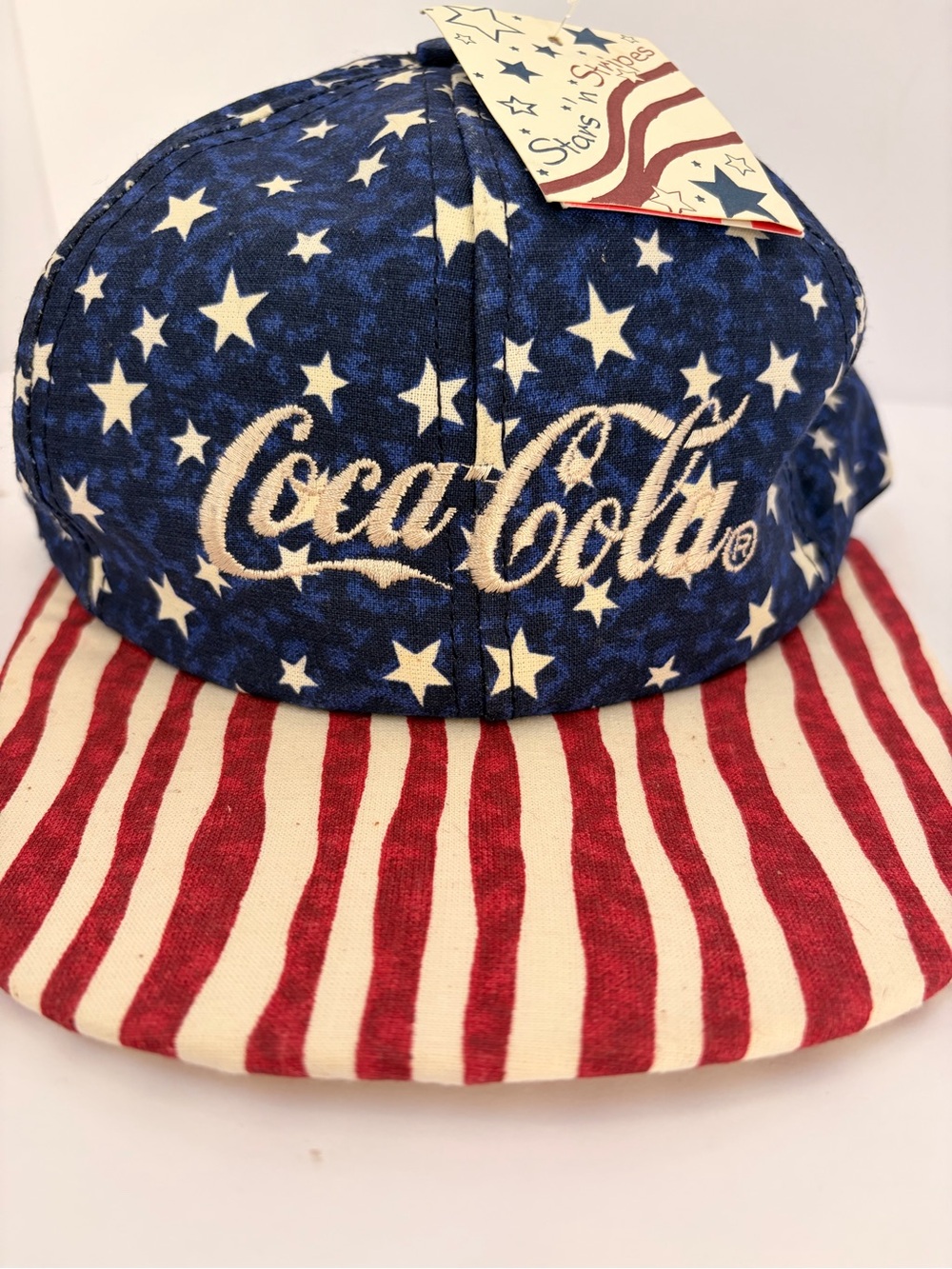 Coca Cola Patriotic Star & Stripe Cap -❤️🇺🇸